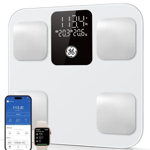 Smart Scale for Body Weight: Body Fat, BMI, 3-in-1 LED Display, 11-inch